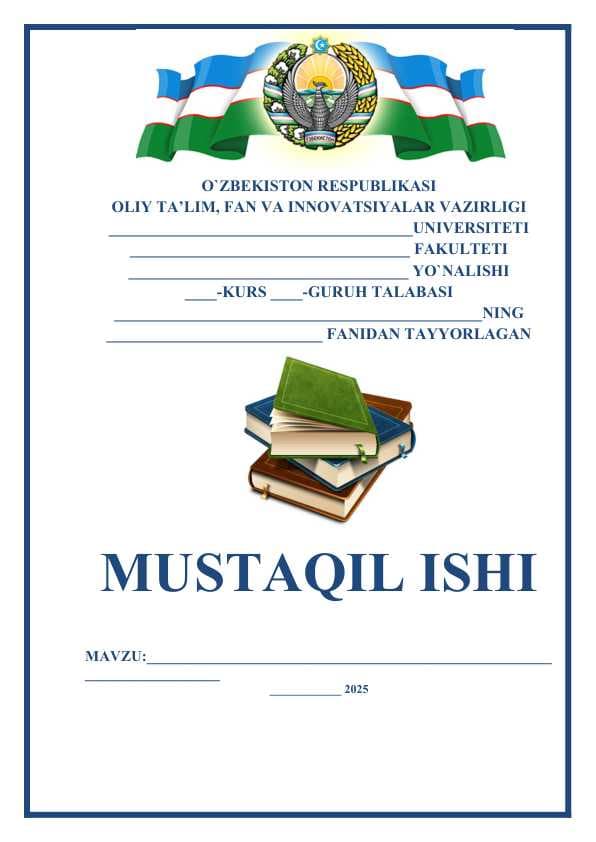 XOʻJALIK MABLAGʻLARI VA ULARNING KELIB CHIQISH MANBALARI TASNIFI
