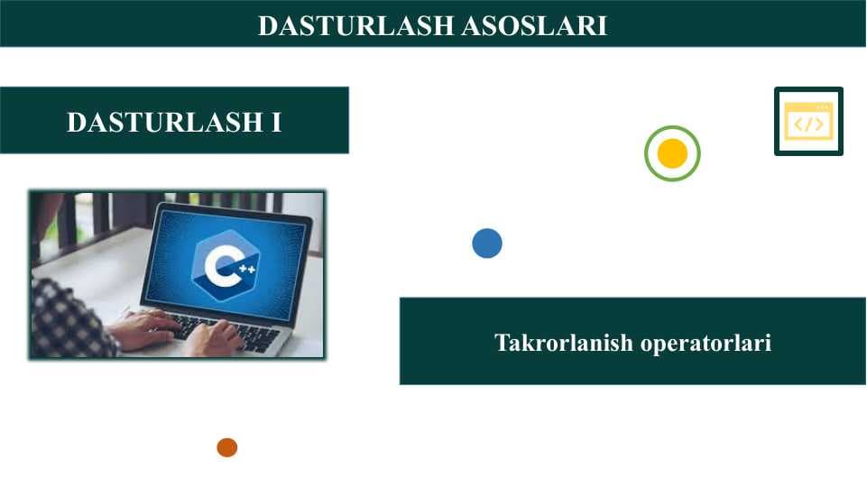 Takrorlanish operatorlari
