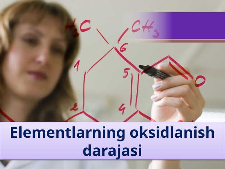 Elementlarning oksidlanish darajasi