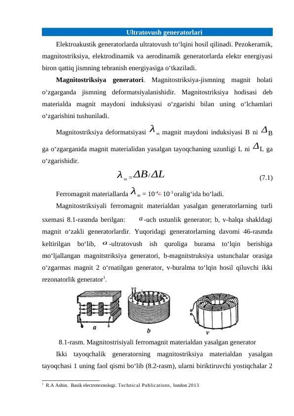Ultratovush generatorlari