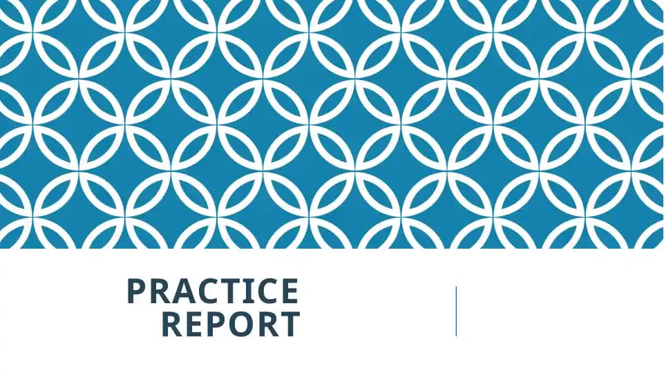 Practice Report