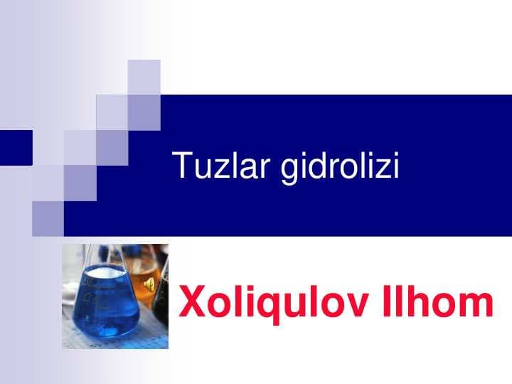 gidroliz