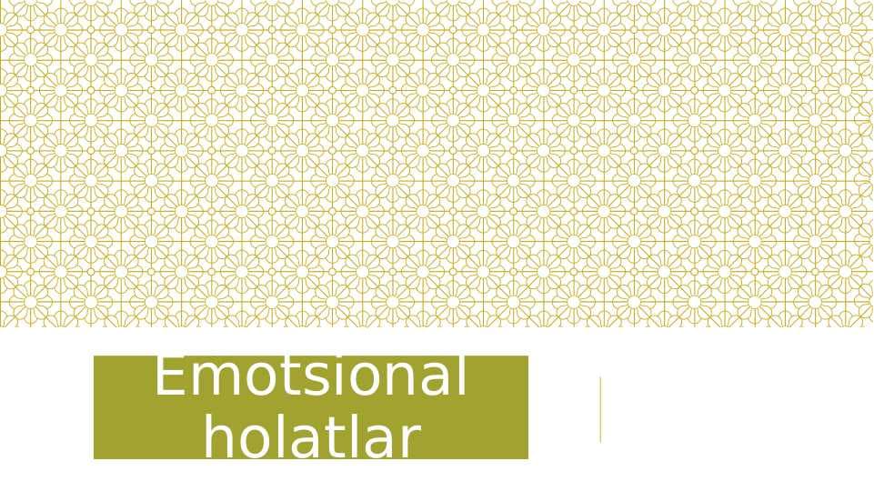 Emotsional holatlar