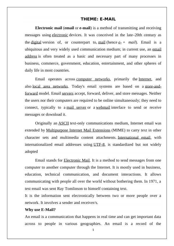 E-MAIL