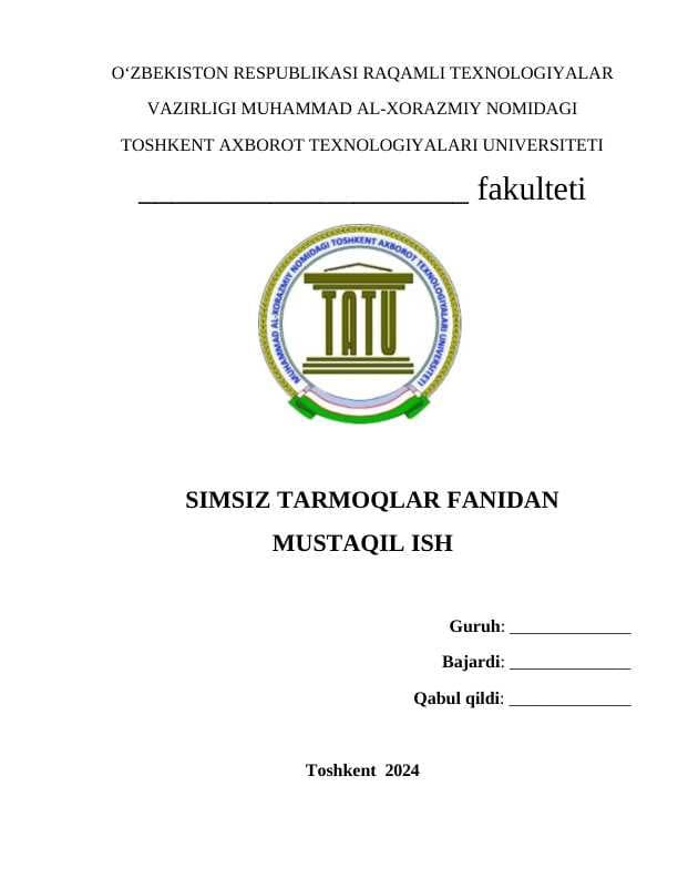 5G TARMOQ ARXITEKTURASI