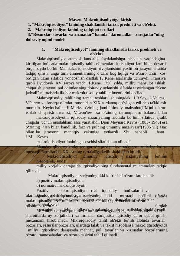 Makroiqtisodiyga kirish