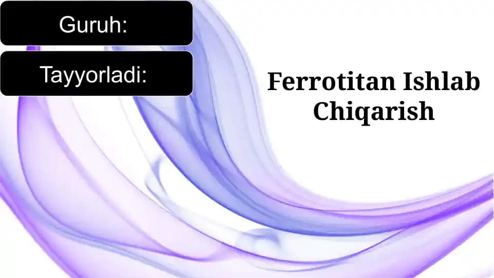 Ferrotitan_ishlab_chiqarish