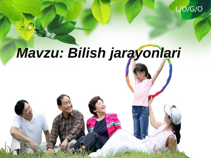 Bilish jarayonlari