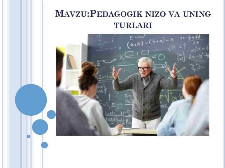 Nizo va uning turlari