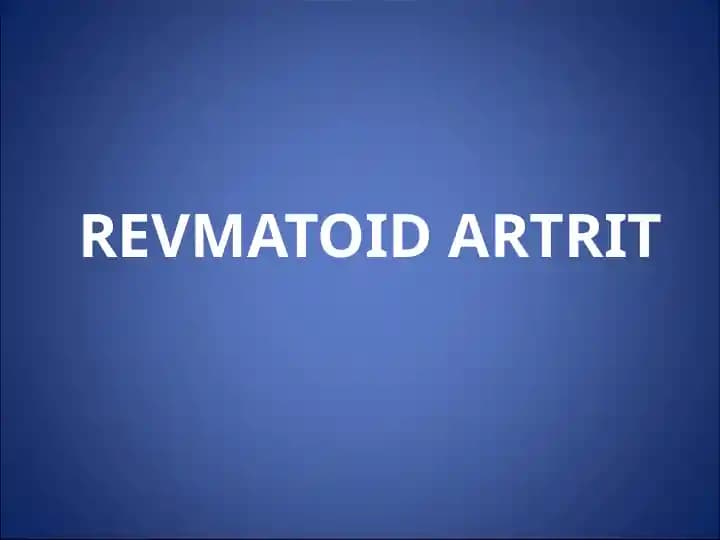 Revmatoid artrit