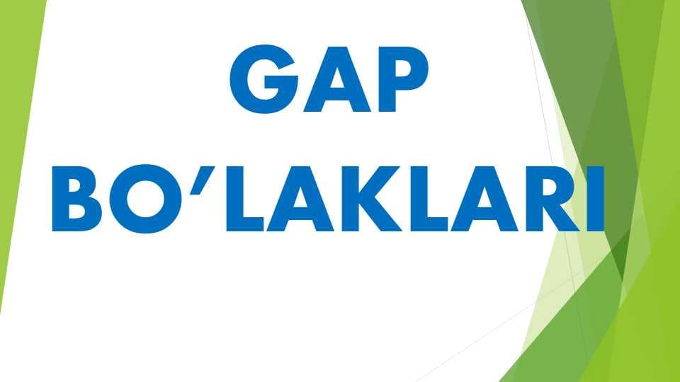 Gap bo'laklari