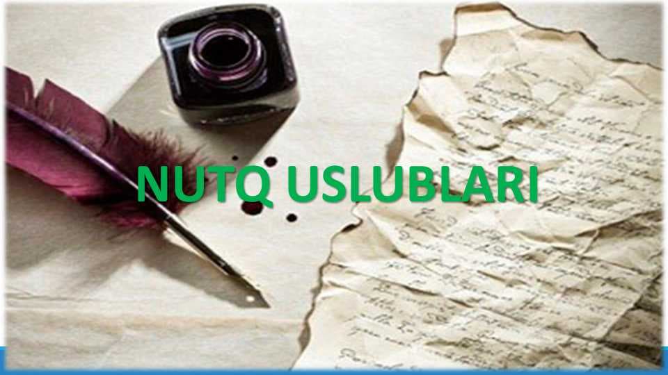 Nutq uslublari