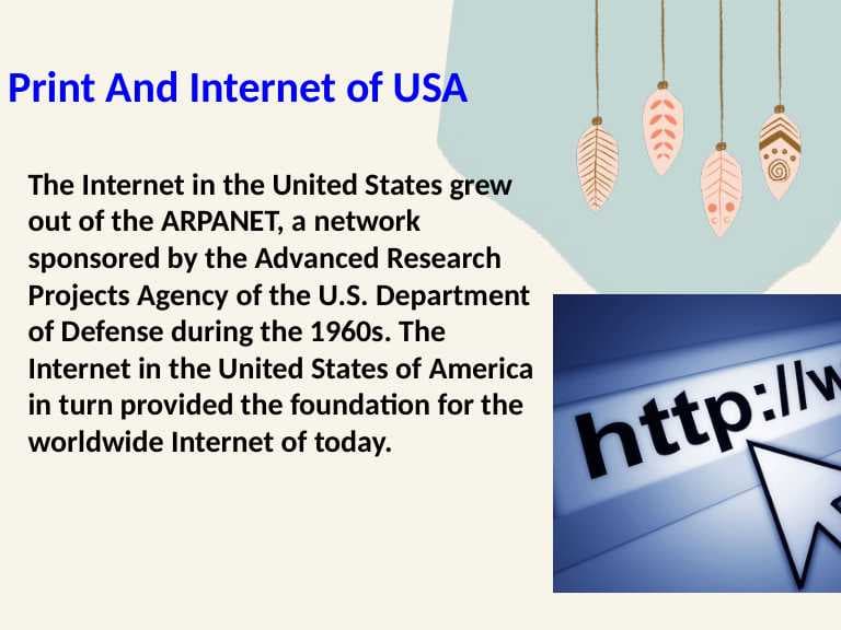 Print And Internet of USA