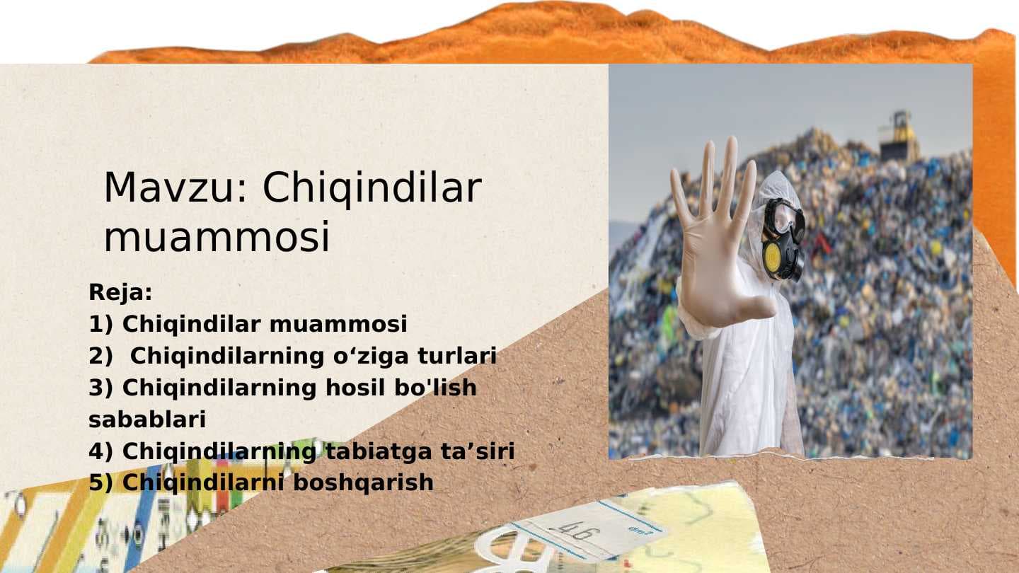 Chiqindilar muammosi