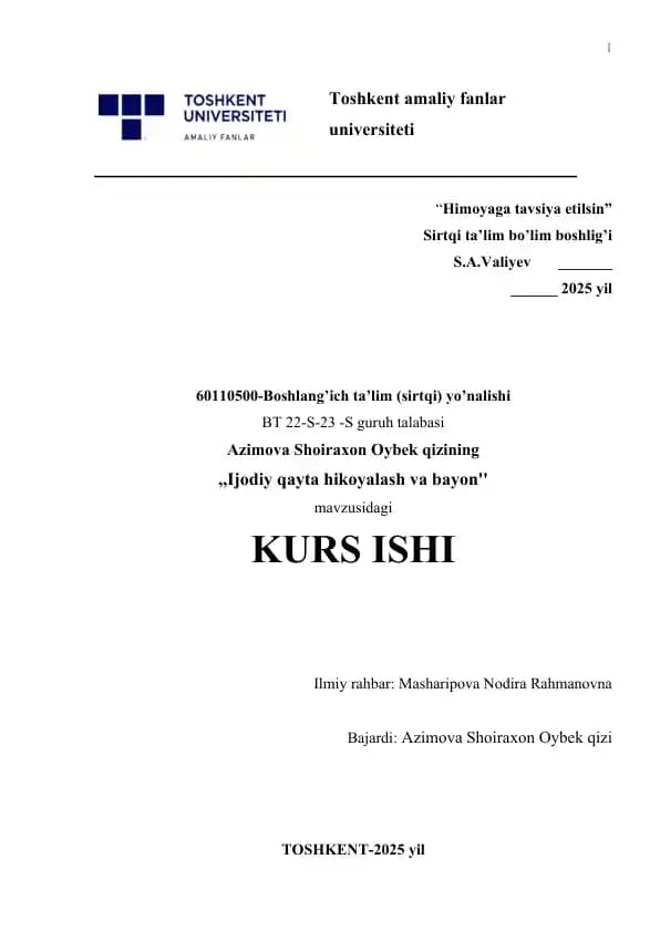 Ijodiy qayta hikoyalash
