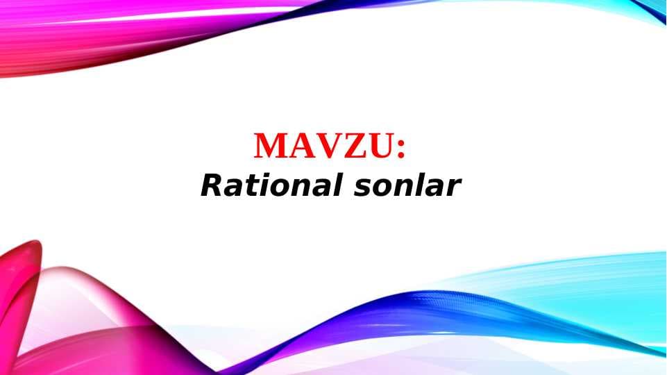 Rational sonlar