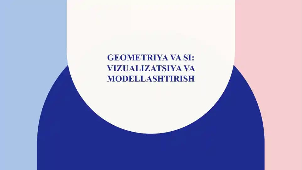 Geometriya va SI.