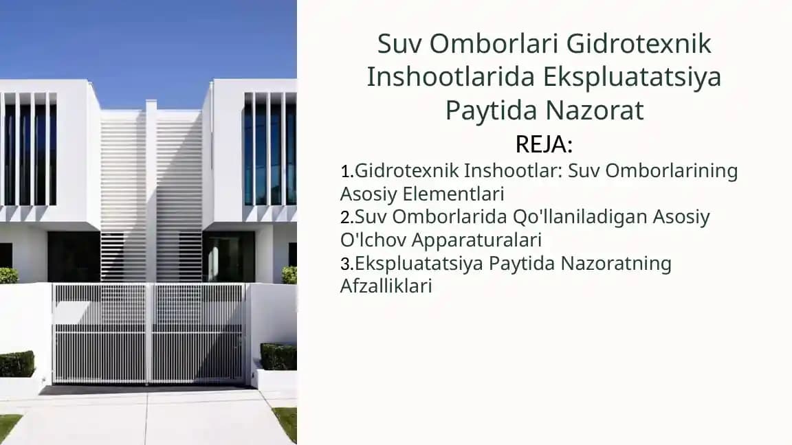 Gidrotexnik Inshootlar