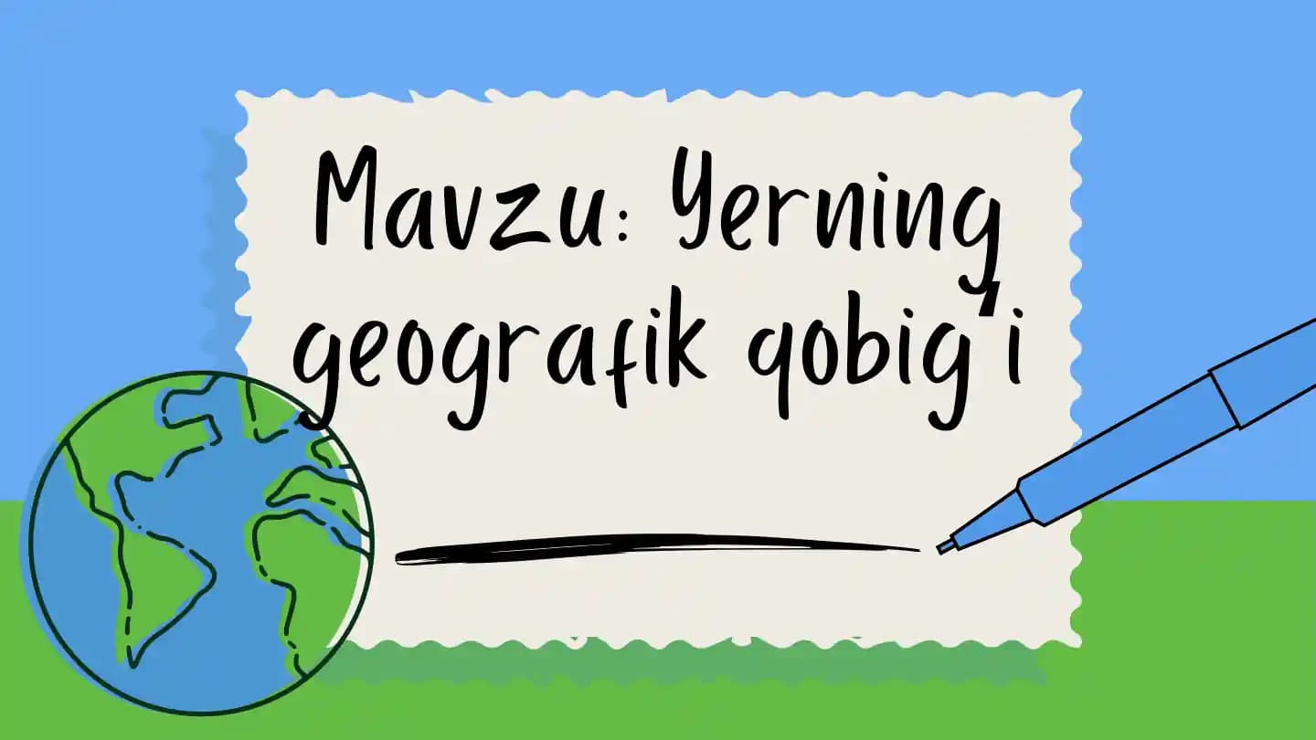 Yerning geografik qobigʻi