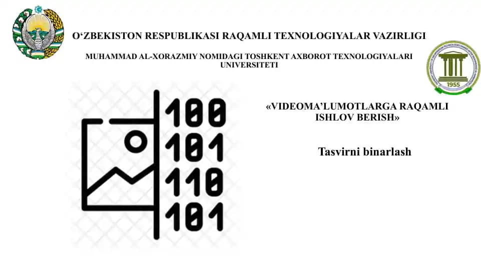 Tasvirni binarlash
