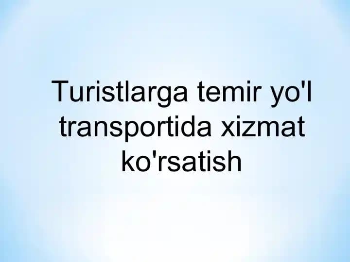 Temir yo'l transporti