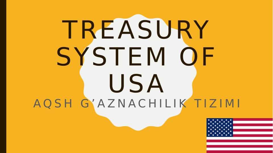 Aqsh g’aznachilik tizimi