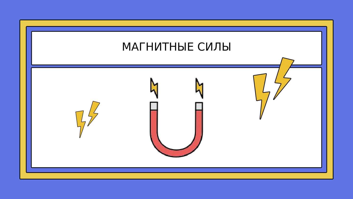 МАГНИТНЫЕ СИЛЫ