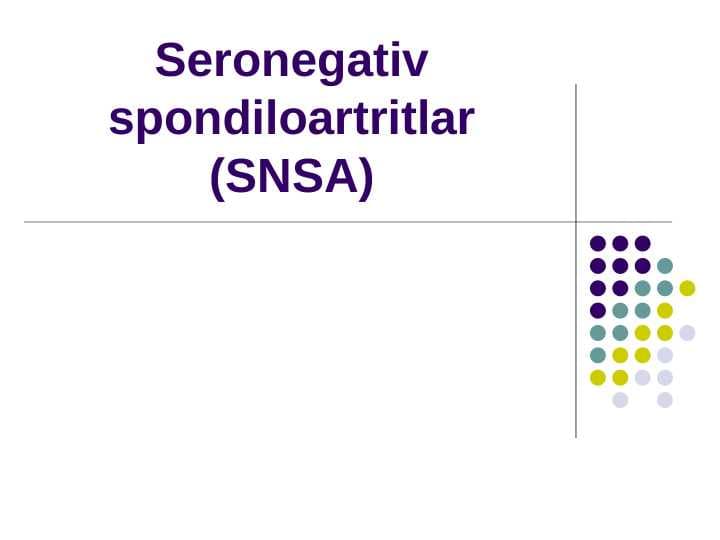 Seronegativ spondiloartritlar