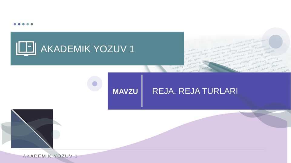 REJA. REJA TURLARI.
