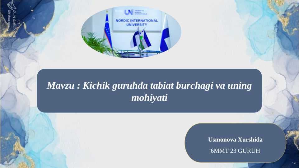 Tasviriy faoliyat  metodikasi
