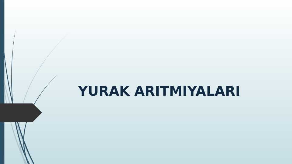 Yurak aritmiyalari