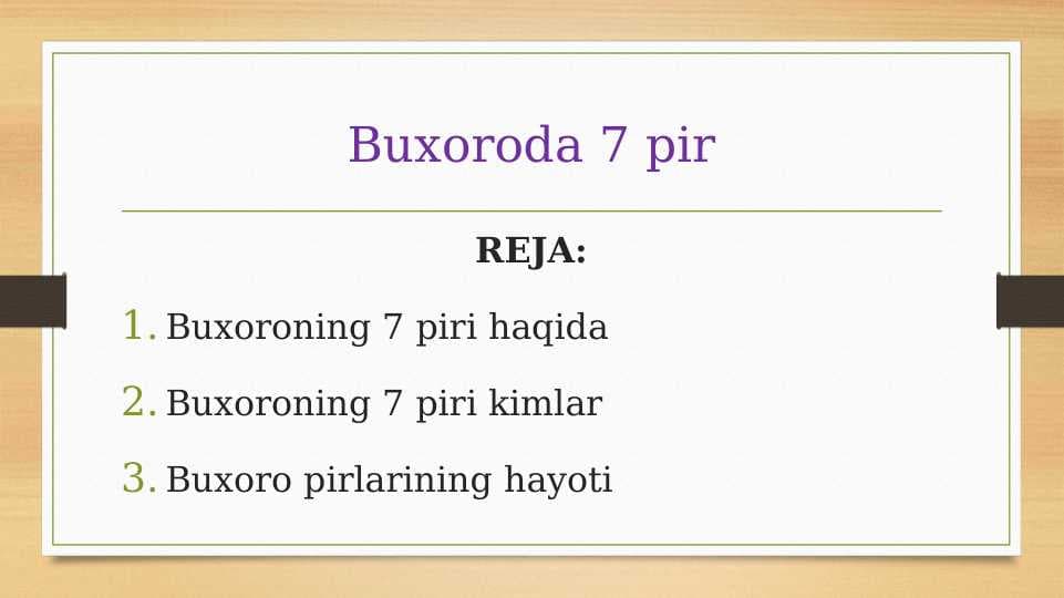 Buxoroda 7 pir
