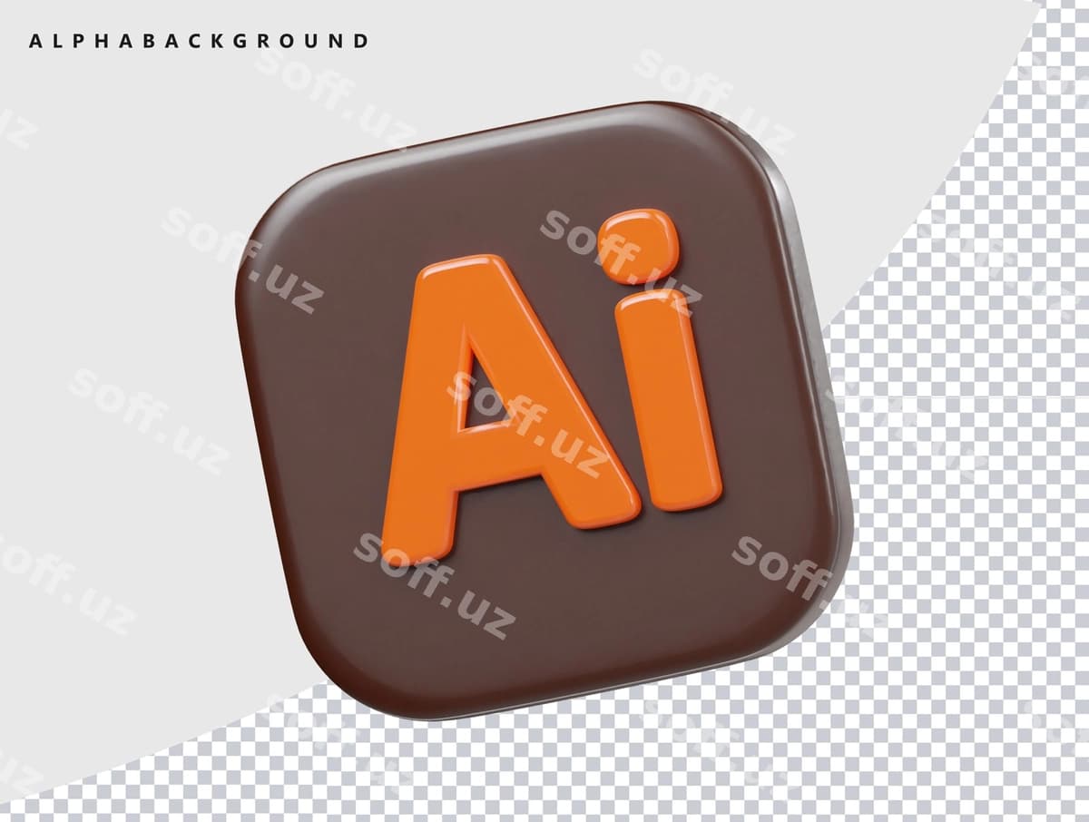 Olov ikonasi 3D render illustratsiyasi | Fire icon 3d render illustraton