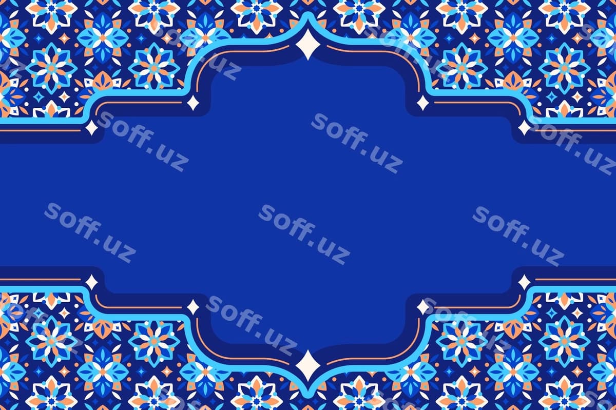 Tekis dizayn arab orqa fon dizayni | Flat design arabic background design