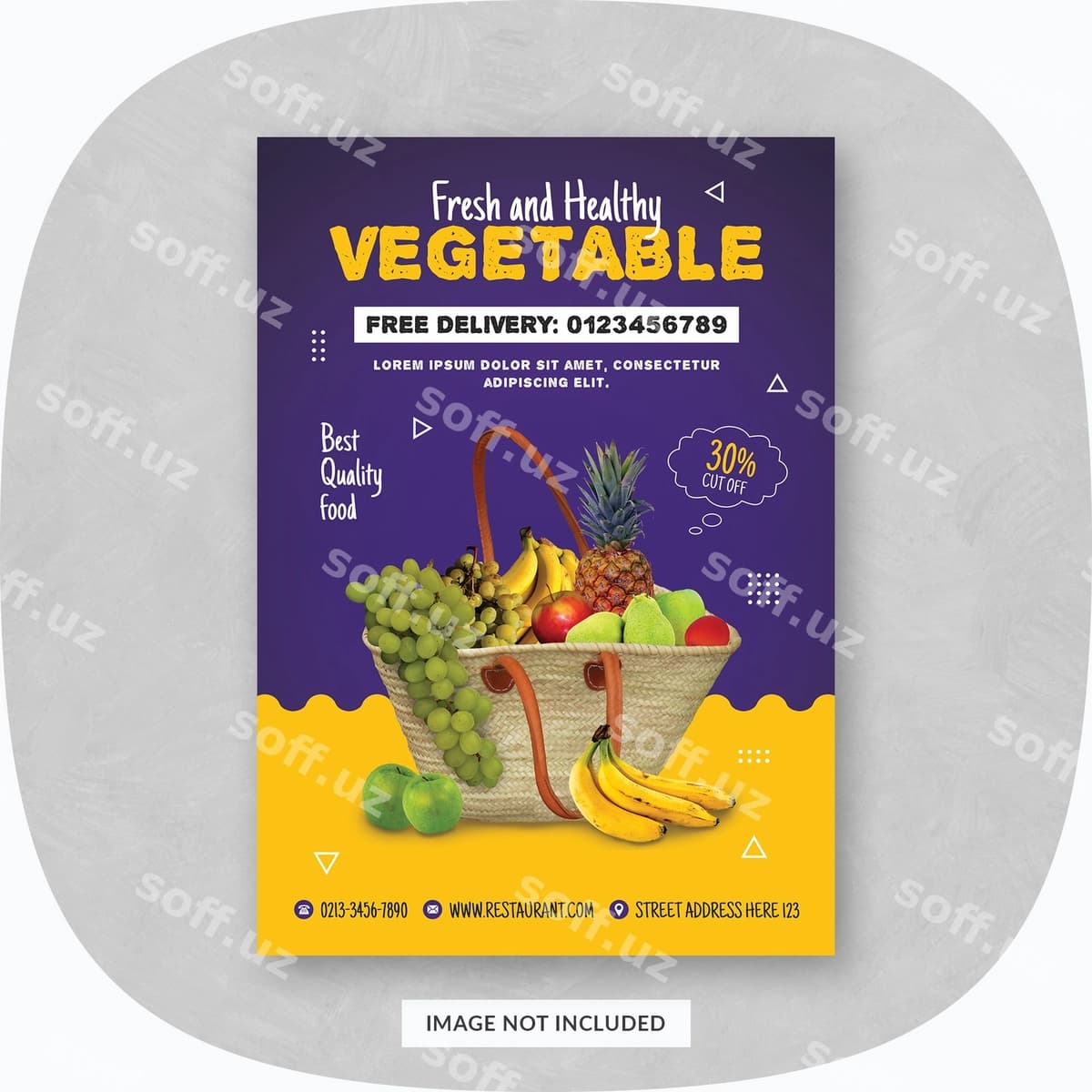 Ovqat flyeri | Food flyer
