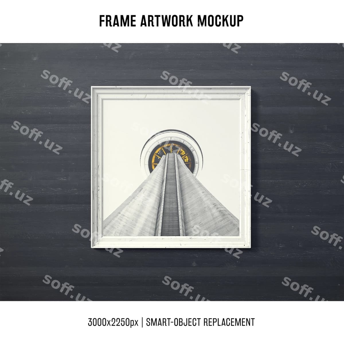 Ramka san'at asari namunasi | Frame artwork mock up