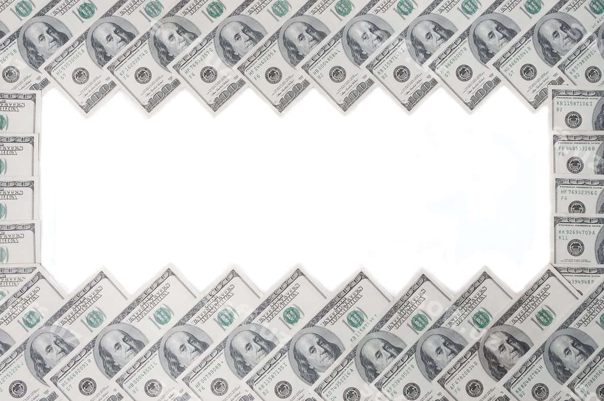 100 AQSH dollari pul o'rlovonlarini ramkaga oling | Frame bills one hundred american dollars