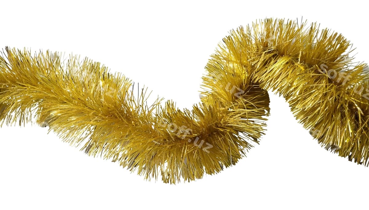 Oltin Rojdestvo varaqi | Gold christmas tinsel