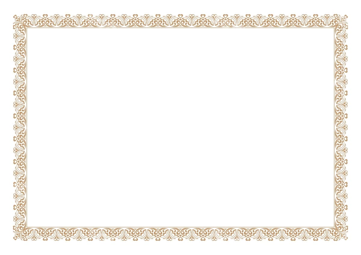 Oltin gulli bezatma ramkasi | Gold floral ornament frame