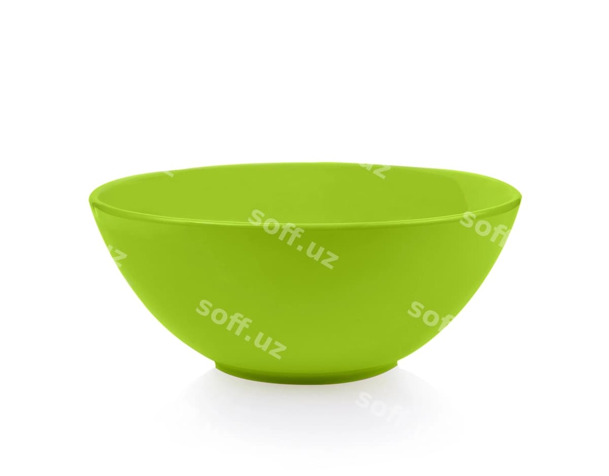 Qovur yashil bo'sh ajralgan oq | Green bowl empty isolated white