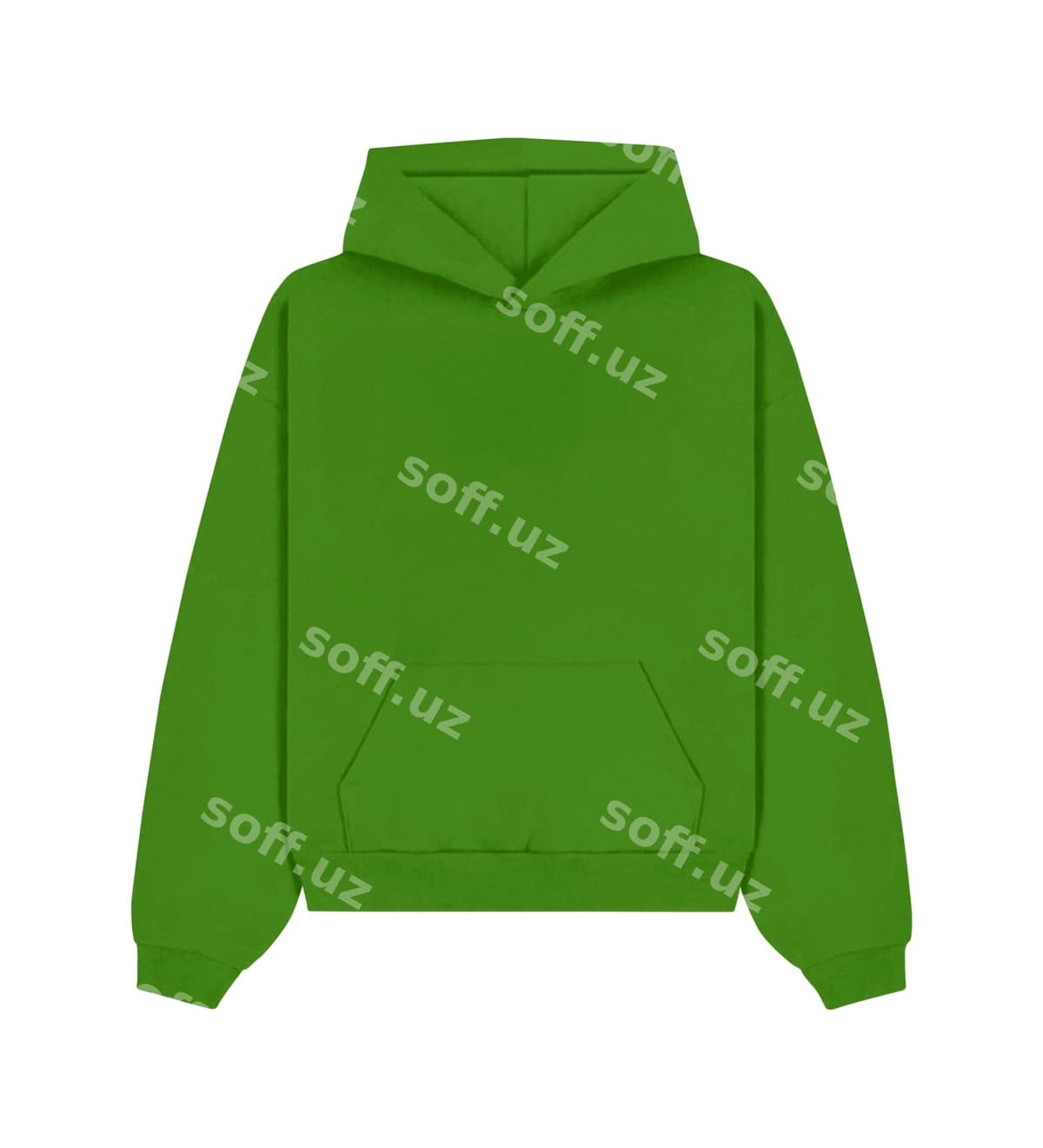 Yashil ko'ylak bo'yin qapaği "ko'ylak" so'zi yozilgan | Green hoodie with hoodie that sayst shirt