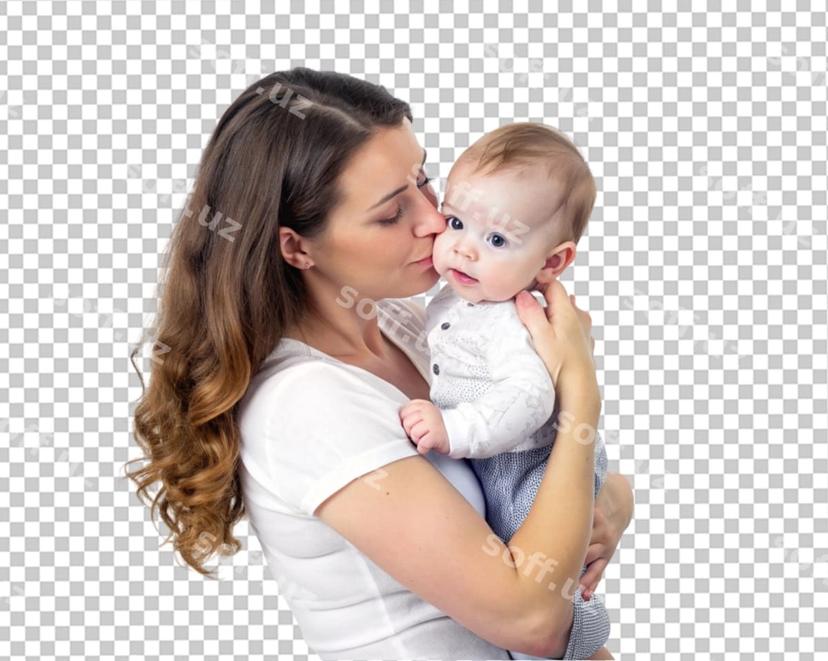 Baxtli ona gulchiq bolasi bilan | Happy mother with smiling baby