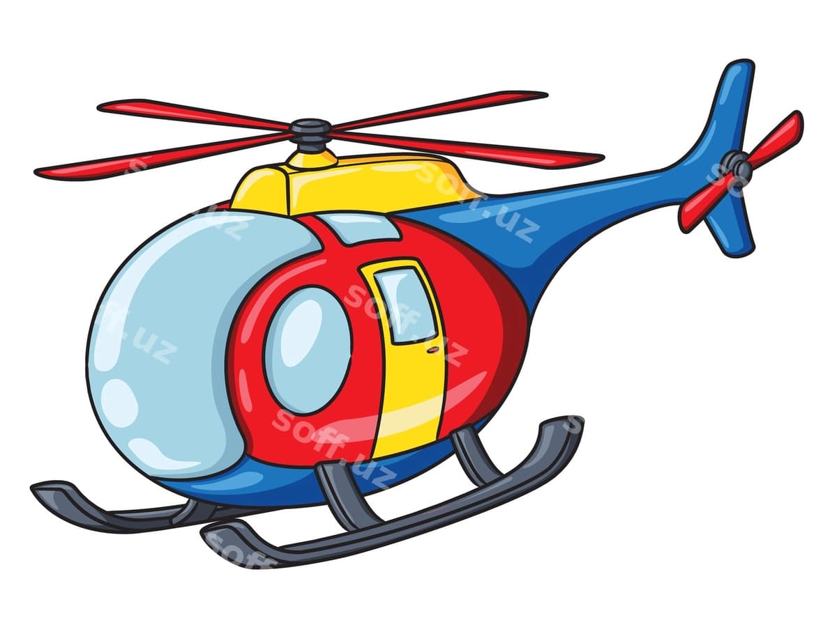 Vertolyot kartunı | Helicopter cartoon