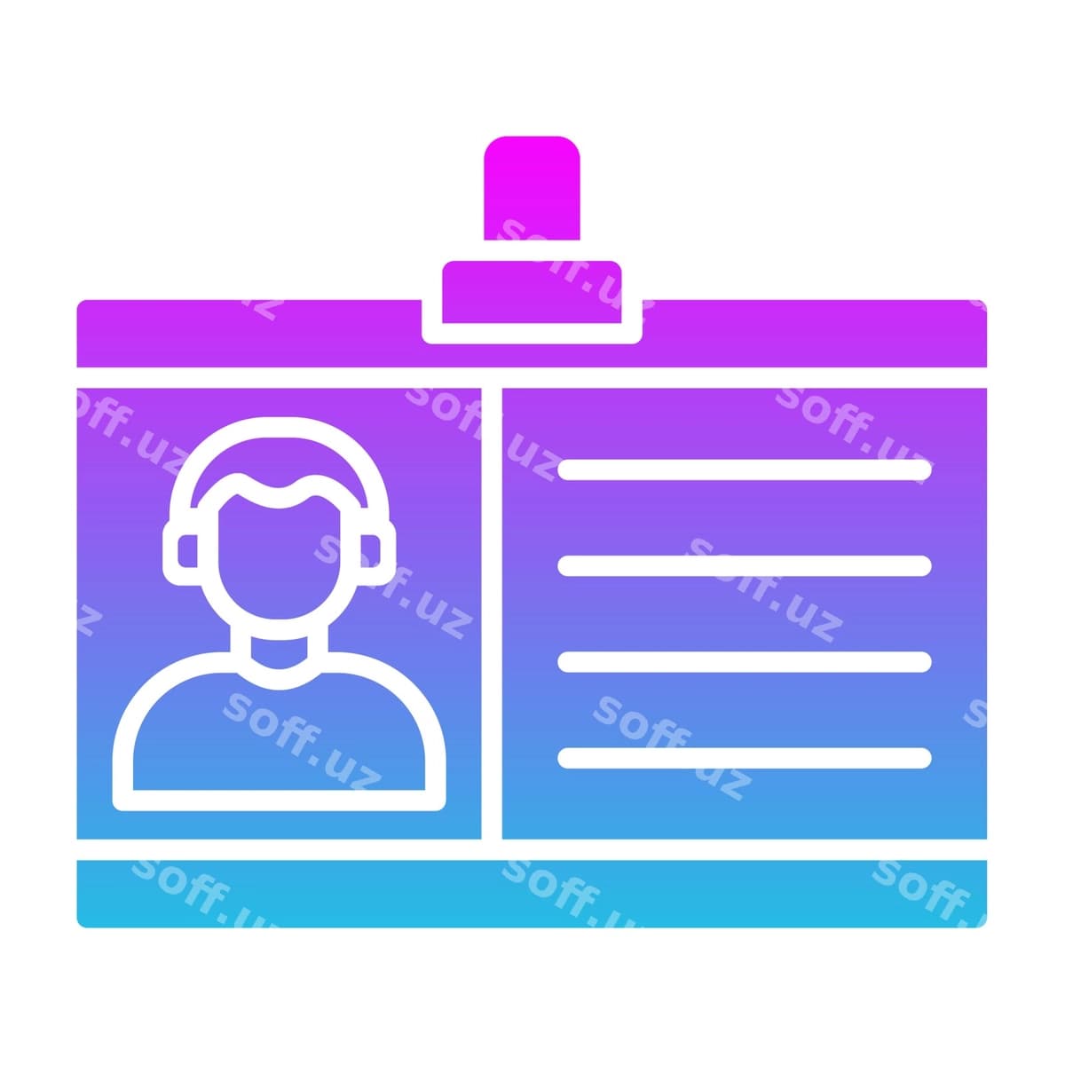 ID karta ikonasi | Id card icon