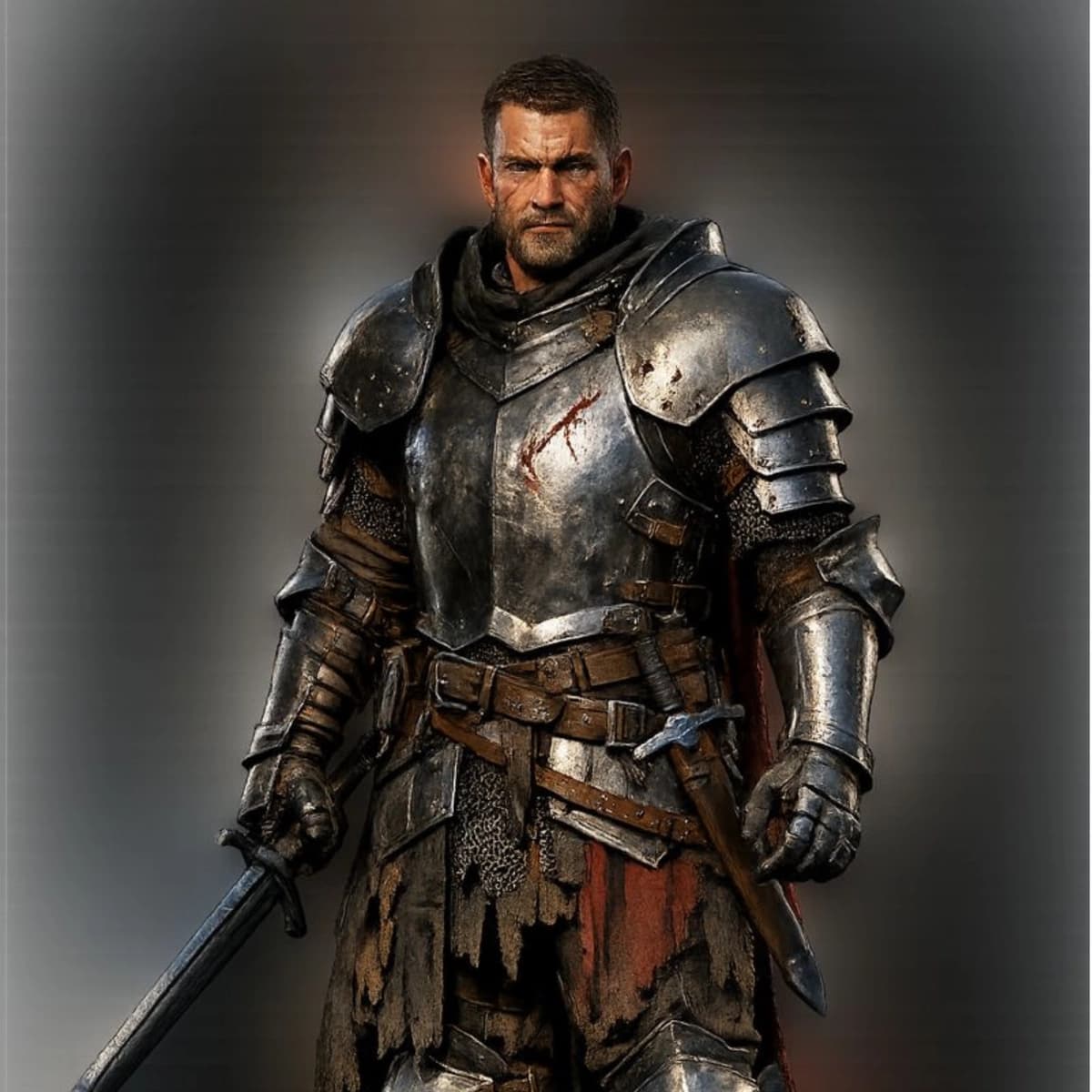 Realistik 3D jangchi--A realistic 3D character warrior
