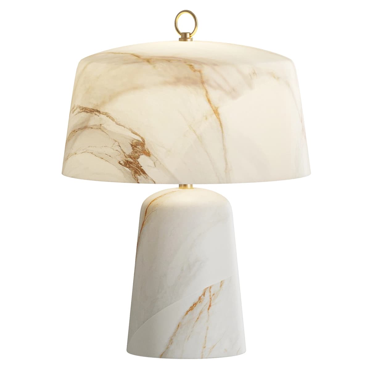Aogashima Alabaster Table Lamp