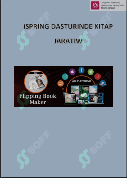 iSPRING DASTURINDE KITAP JARATIW