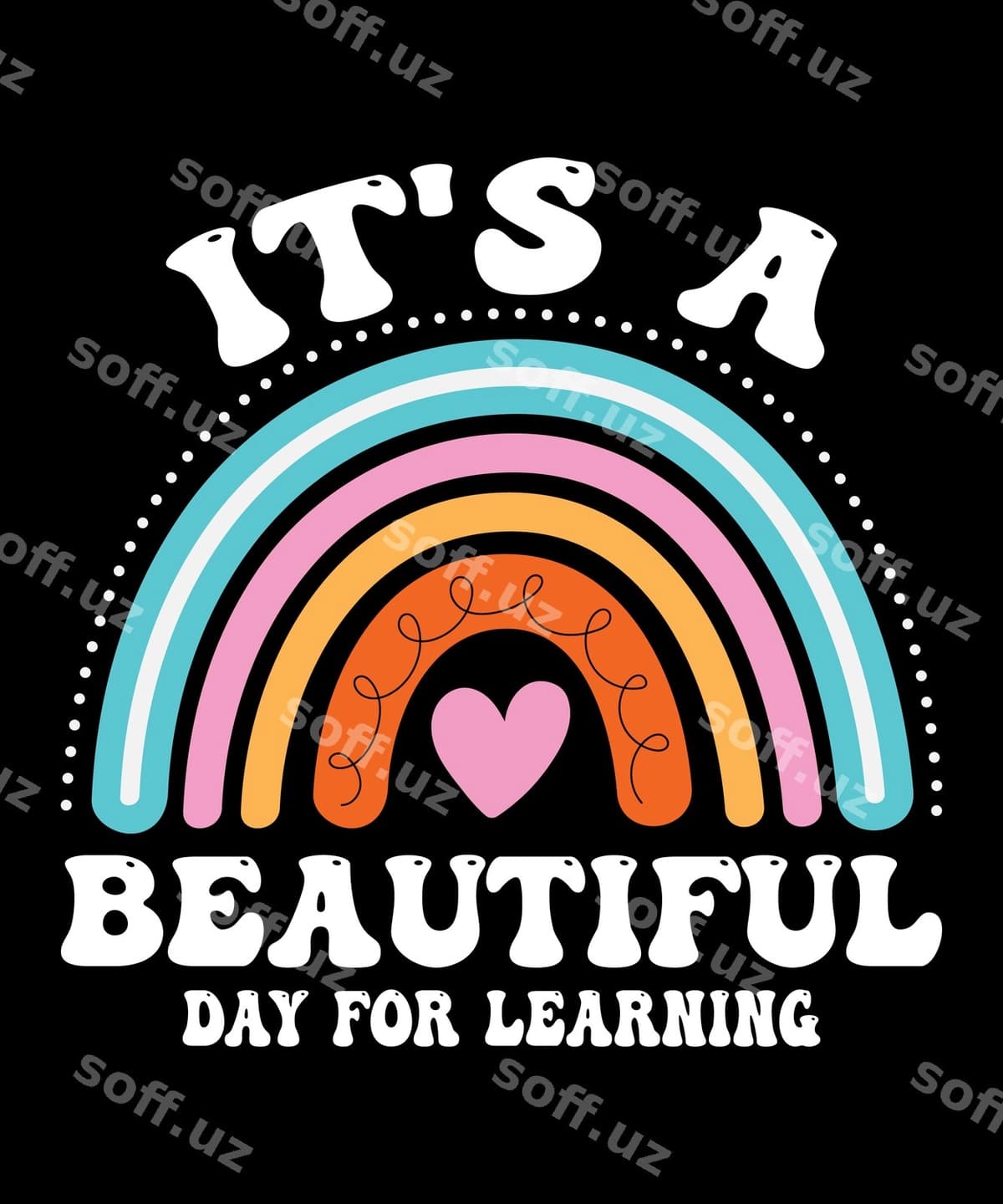 Chiroyli kunningdir o'rganish futbolkasi | It s beautiful day learning t shirt