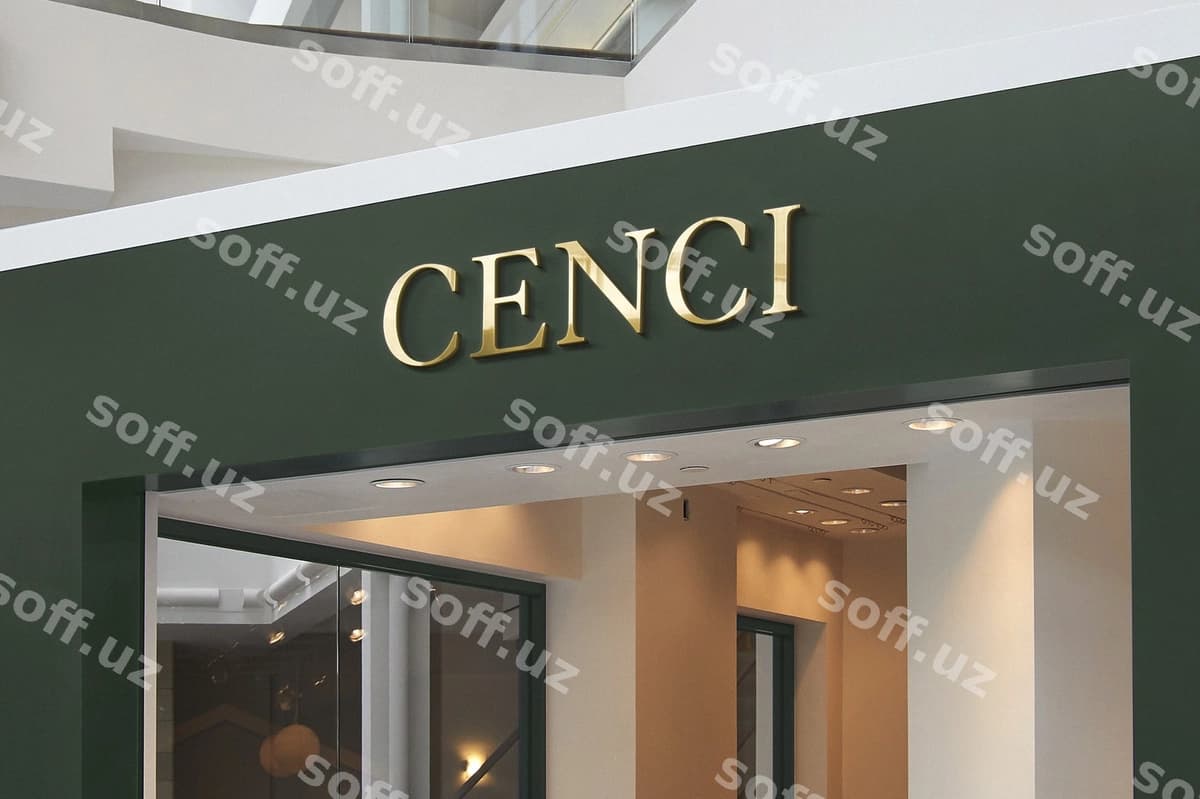 Logo mockup do'kon signi | Logo mockup store sign