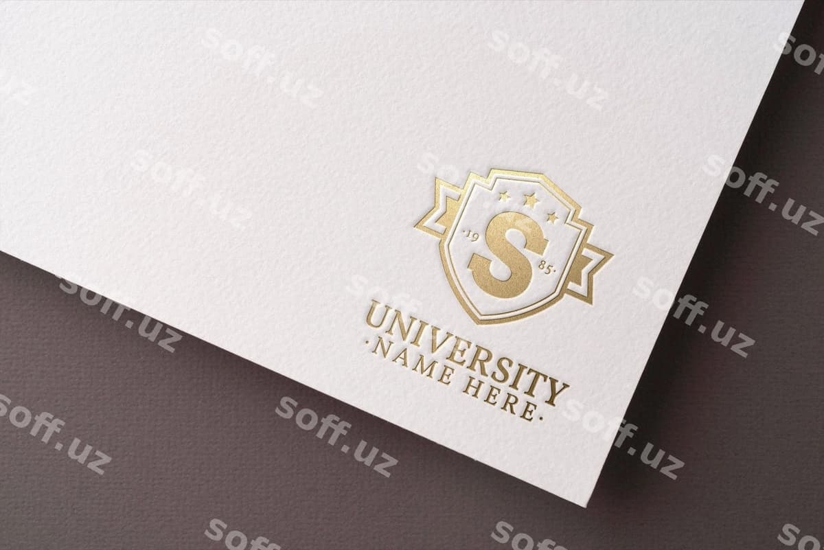 Logotip prezentatsiya qog'oz teksturasi | Logo presentation paper texture